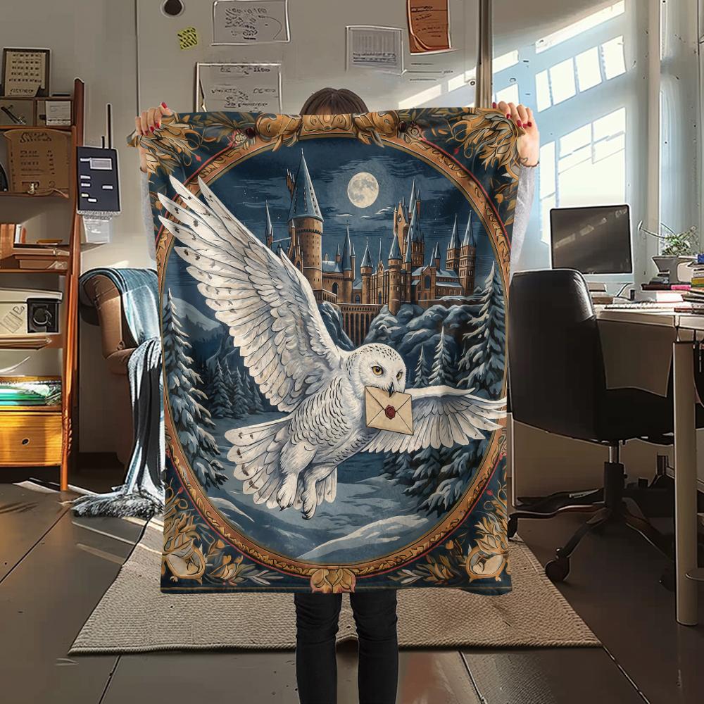 Vintage Animal Frame Print Flannel Blanket,High Quality Comfortable for All Seasons,Home Decor,Warmth and Comfort,Perfect for Christmas Gifts