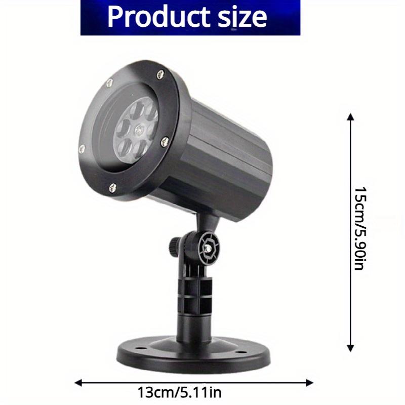 Vánoční projekční světelná venkovní dekorace, vánoční projekční holografická dekorace, 16 kusů vánoční slideshow