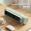 Bedroom Desk Mini Tower Fan, Rechargeable Oscillating Table Fan, 3-Speed Wind Speed Adjustment, Up To 30 Hours