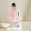 Pure Desire Women's Soft Modal Pajamas - Spring/Fall Plus Size Long Sleeve Homewear Set