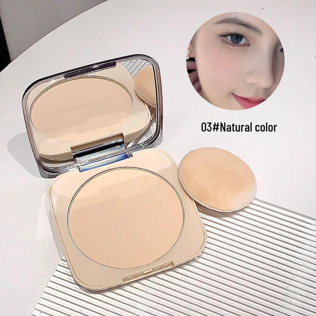 Kakashow Velvet Mist Setting Powder Compact: Pore Refining, Long-lasting, Waterproof, Sweatproof, Non-transferring, Non-cakey, Ideal for Touch-ups.