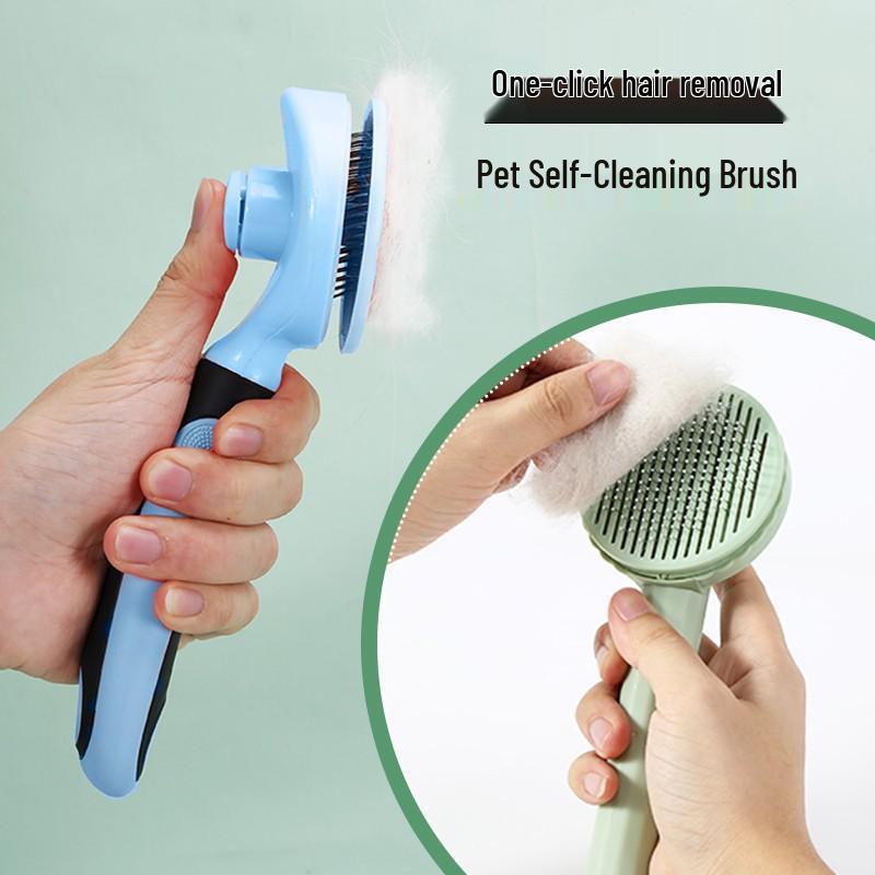 Pet Hair Shedding Comb for Cats: Remove Loose Hair and Clean Long-Haired Pets