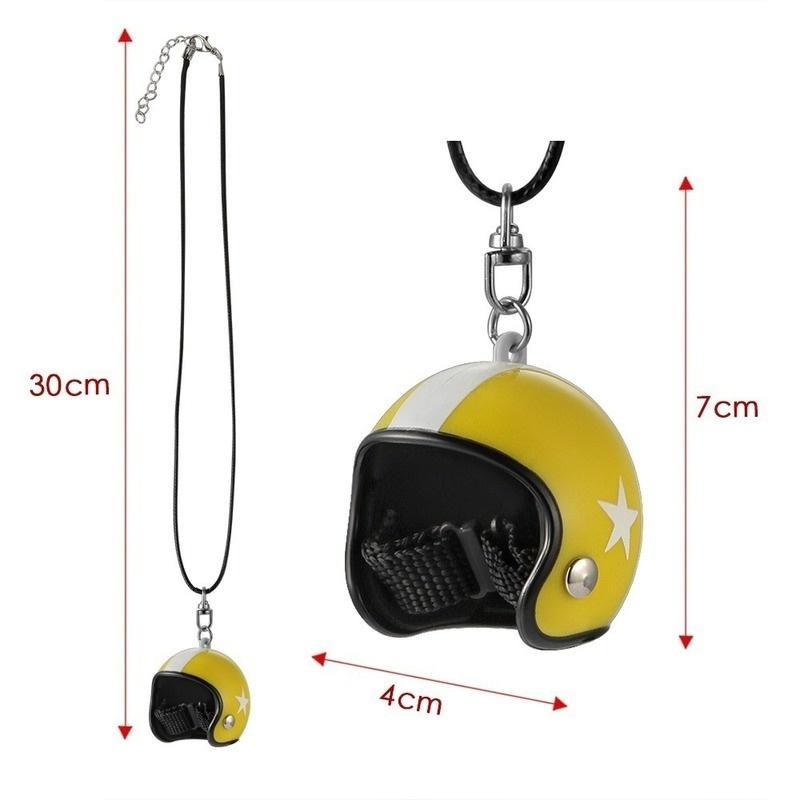 Cute Helmet Pendant Hanging Cartoon Interior Decoration Ornament Accessories Pendant Room Decor Aesthetic