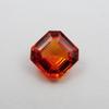 Natural Orange Sapphire Loose Gemstone 8.95 Ct Square Cut September Birthstone for Gem Collections