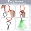 2PCS Hands-Free Dog Poop Bag Carrier Lightweight Waste Bag Holder Dog Waste Carrier  Pet Supplies