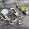 4pcs/set Data Cable Winder Earphone Cable Tie Fixing Clip USB Charger Line Cable Holder Desk Organizer Management Clips