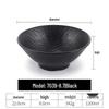 Abay Creative Black Straw Hat Style Salad & Soup Bowl