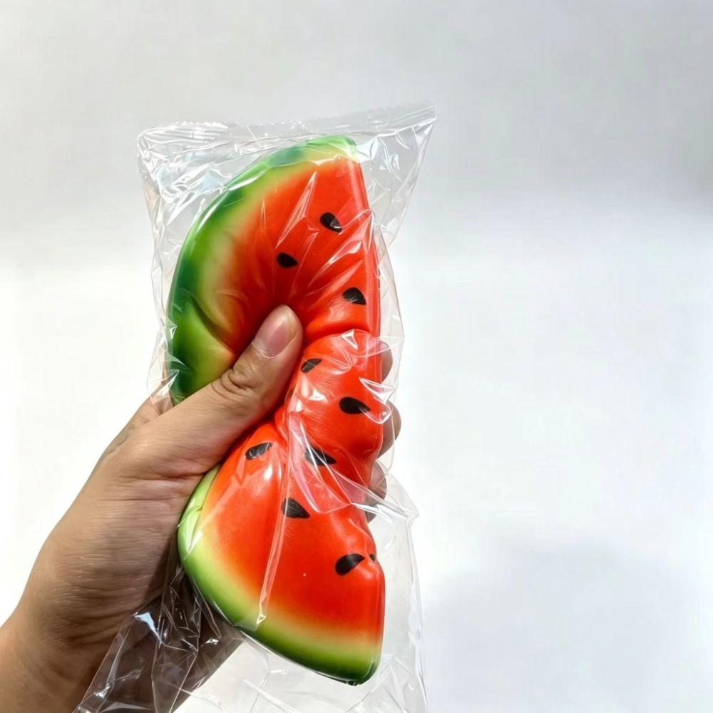 Realistic Watermelon Squeeze Toy Cute Summer Slow Rebound Toy  Student Prize