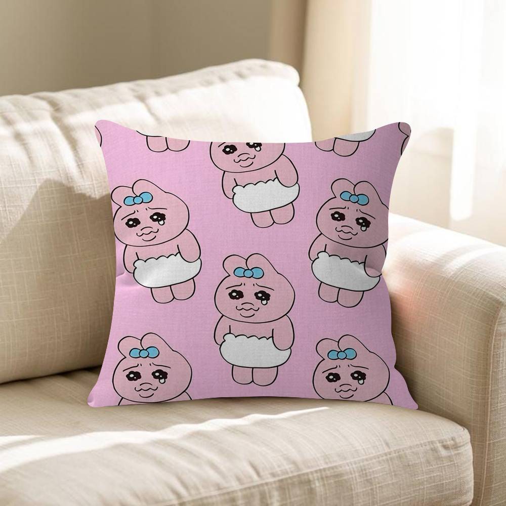 Kawaii OOpanchu Usagi Personalized Pillow Cover Kids Bedroom Wild Party Decor Pillowcase Kid Birthday Shower Gift