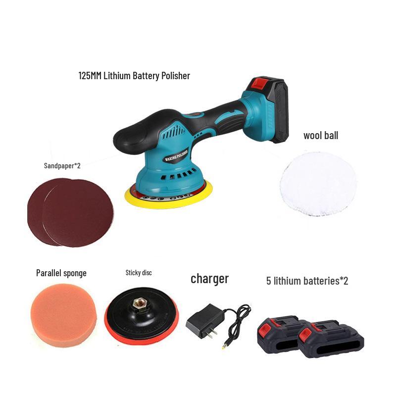 5-Inch Wireless Lithium Battery Car Polisher Waxer