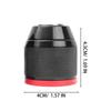 Metal Heavy Duty Drill Chuck Hex Shank Impact Drill Adapter Quick Release Conversion Head For Electric Drill Bits Hardware Tools