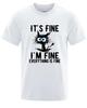 Unisexs High Quality TShirt Cotton Funny Cool Cat Printed TShirt Casual Unisexs Short Sleeve TShirt For Unisex TShirt Male Top