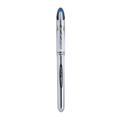 Uni-Ball Vision UB-200 0.8mm Blue Ink Roller Pen Pack of 1 Smooth Writing for School Office