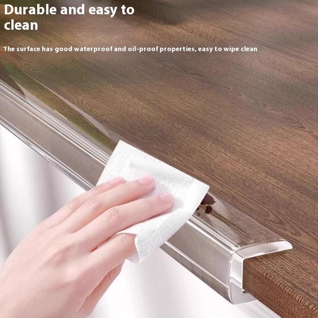 4m Transparent PVC Baby Protection Strip Anti-Bumb Kid Safety Table Edge Furniture Guard Corner U Protectors Baby Safety
