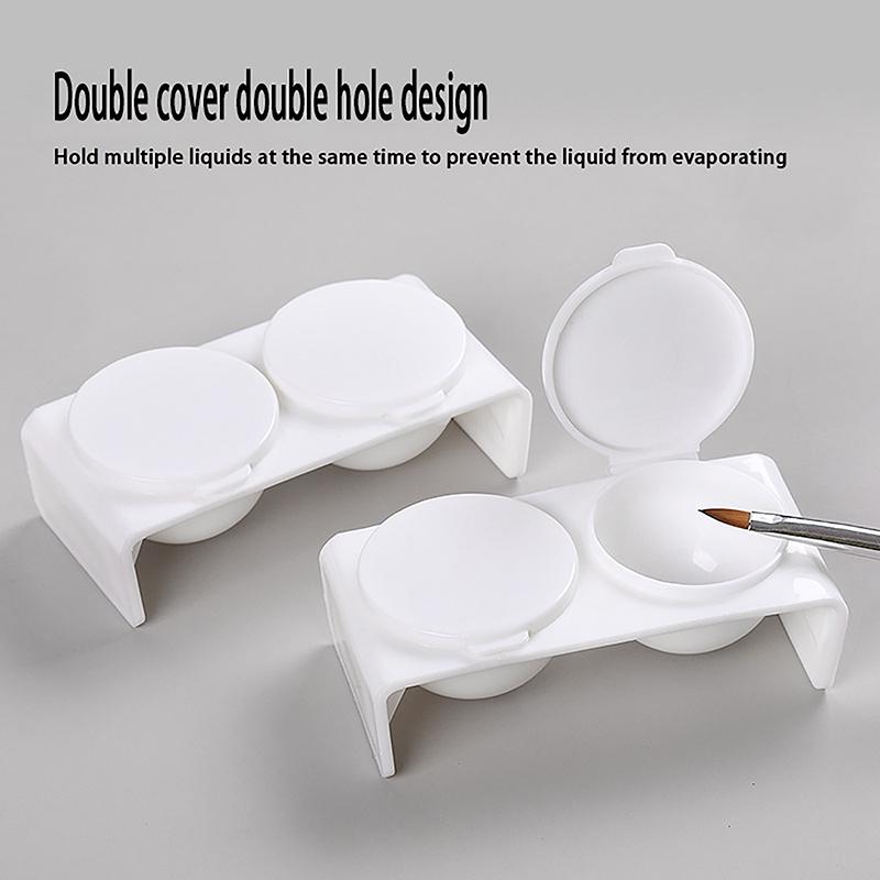 

Кисть для мытья ногтей, контейнер для мытья, маникюрный инструмент, держатель пигмента для дизайна ногтей, блюдо Dappen