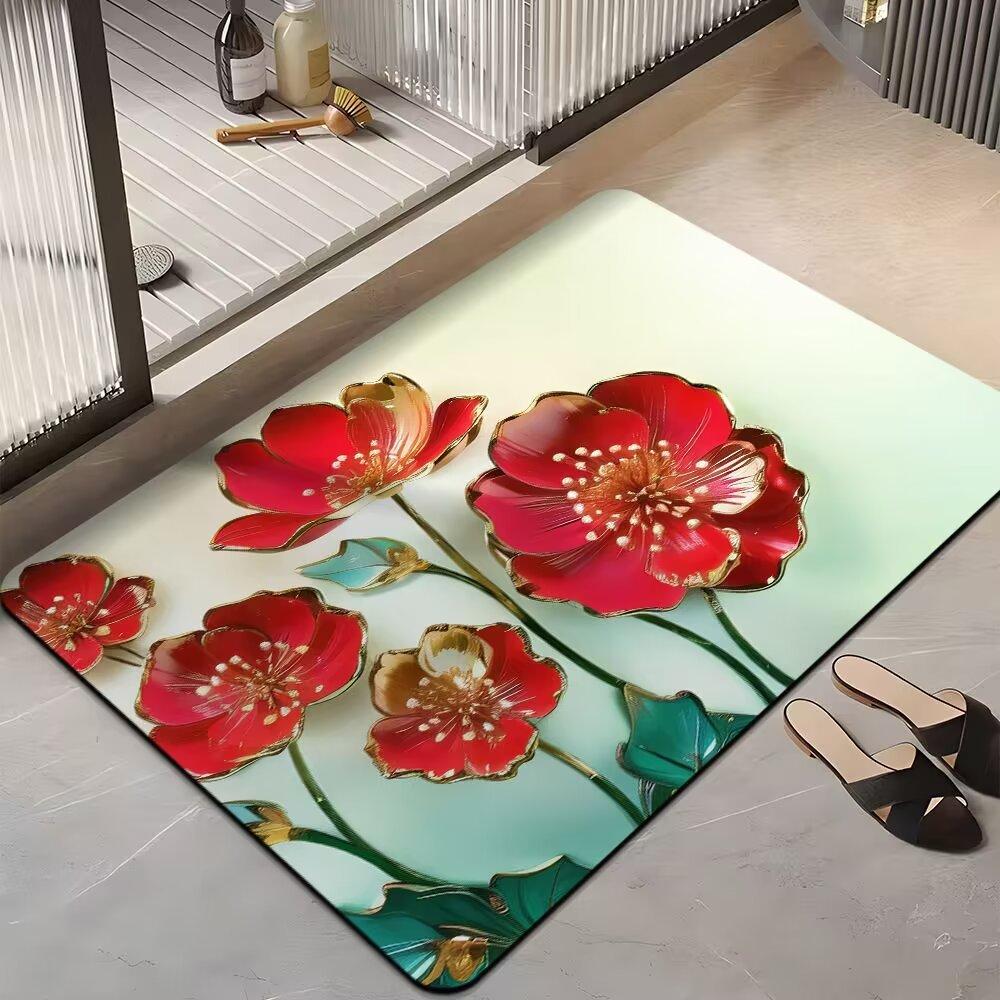 Bathroom Quick-drying Door Mat Diatom Mud Absorbent Floor Mat Toilet Toilet Entry Door Non-slip Mat Diatomaceous Earth Foot Mat