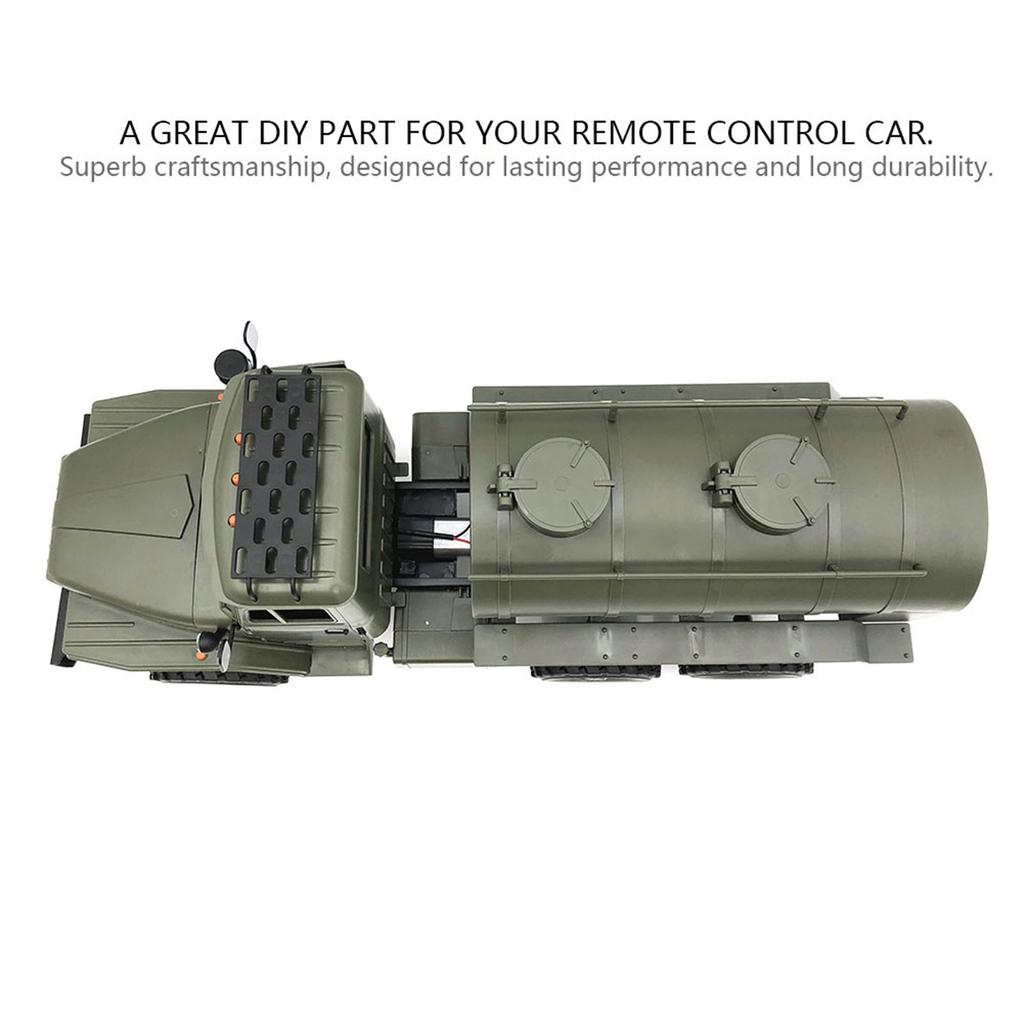 Oil Tank Trailer Chassis for 1:16 RC Car WPL B24 B16 B36 B36KIT Military Truck RC Car Parts DIY Accessoy