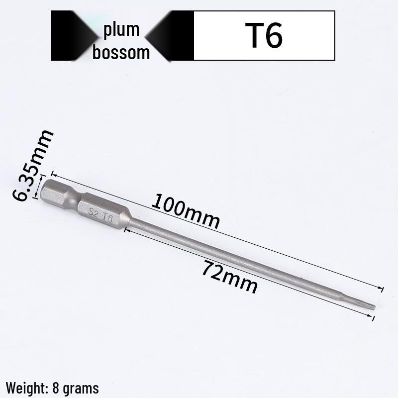 Magnetic Plum Blossom Screwdriver Replacement Bits T15 T20 T25 T30