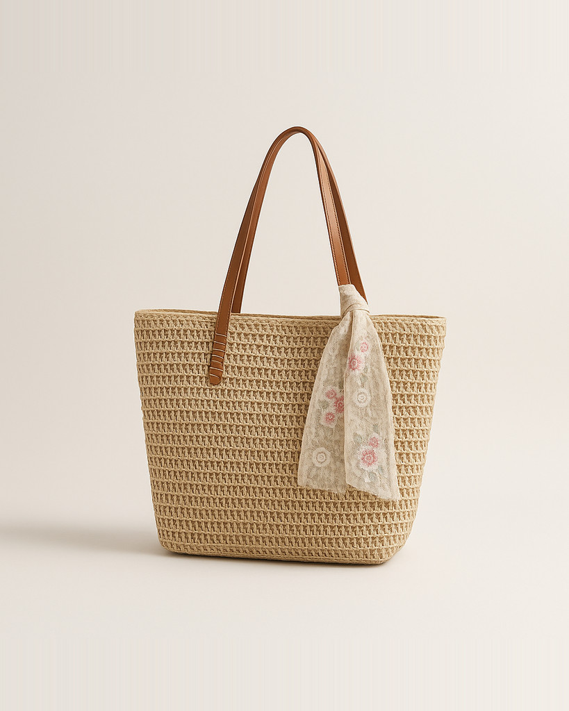 Yogodlns Square Bucket Straw Beach Bag Handmade Woven Shoulder Bag Raffia Rattan Shopping Travel Totes Bohemian Summer Casual Handbag