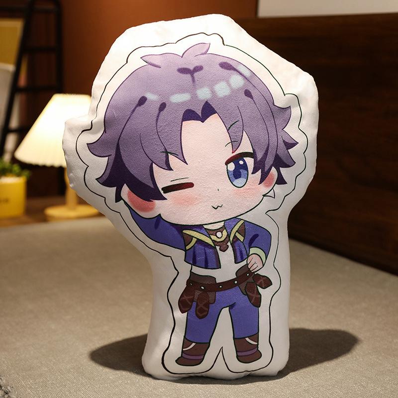 

Вокруг континента Доуло Тан Сан Сяо Ву плюшевая игрушка кукла злой белый тигр циветта Шура кукла двухмерная декоративная подушка 10cm