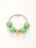 Independence Day & Halloween Sports Style Wooden Bead Keychain Bracelet