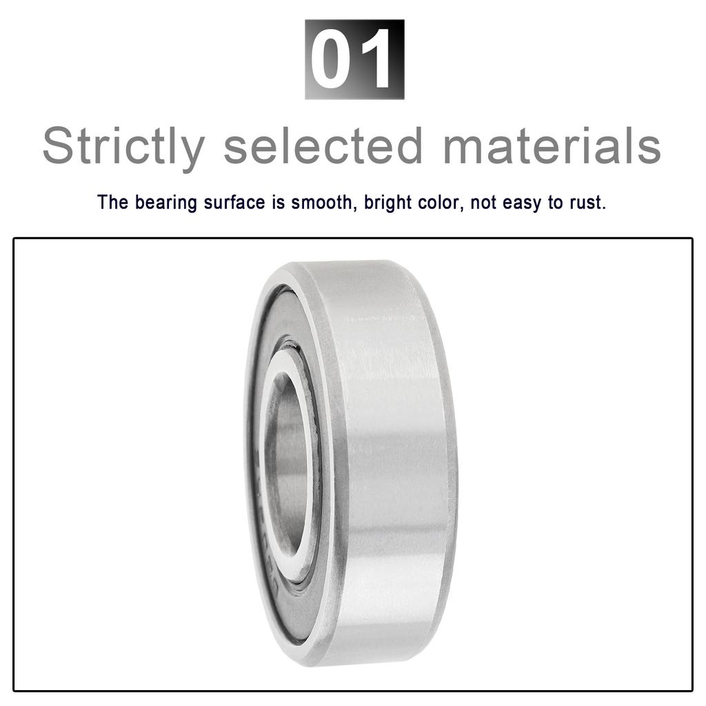 6203-2RS Rubber Sealed Deep Groove Ball Bearing, High Speed Bearing for Electric Motorcycle