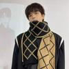 Men's Autumn Winter Knitted Wool Thickened Warm Neck Warmer Women's Couple Korean Style Versatile Japanese-Style