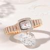 Women's Square Rhinestone Watch with Large Elegant Digital Dial