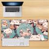 Chibi Hatsune Miku Collage Extended Gaming Mouse Pad Cute Anime Desk Mat NonSlip Keyboard Pad