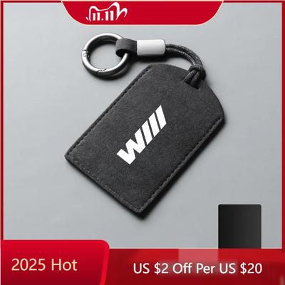 Nuovo 2025 Custodia Portachiavi Smart NFC in Pelle Scamosciata per Chiave Card Auto Guscio Portachiavi per Serie M 3 5 7 X1 X3 X5 X6 X7 535le Portachiavi Auto Accessorio