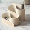 Multi-functional 3D Printed Desktop Storage Box Plastic Dividing Box Pen Holder Compact Jewelry Storage Tray Bathroom
