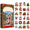 Kit de Calendario de Adviento de Navidad - Días de Acrílico 2D para Bricolaje Festivo