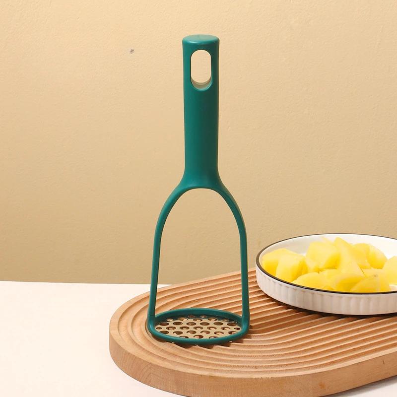 Kartoffelstampfer aus Edelstahl, manueller Knoblauchstampfer, spart Aufwand, Werkzeuge für Nahrungsergänzungsmittel, Kartoffelpüree-Werkzeug, Küchenwerkzeuge für Restaurants