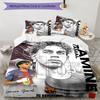 Lamine Yamal Fcb World Cup Champion Bedding Set,Premium Bed Linen for Bedroom Home Decoration,Perfect Collectible Gift for Messi Fans,Easy Care Duvet 