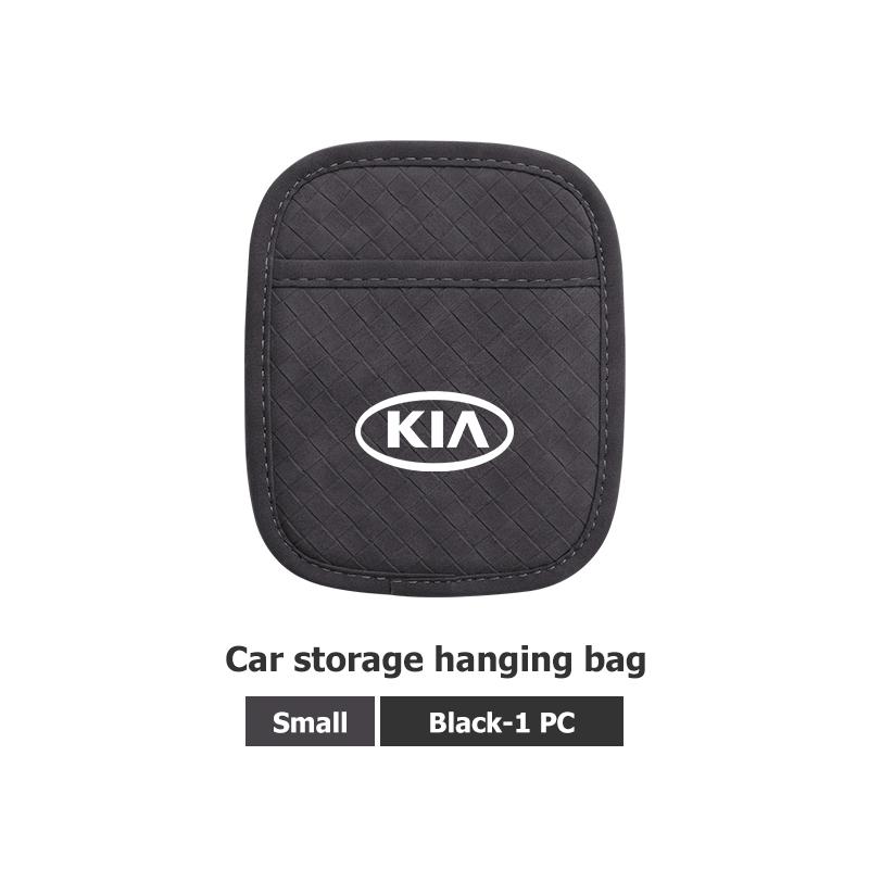 AHK1 Car Seat Side Self-adhesive Hanging Storage Bag Multi-Functional Organizer Tool For KIA Stinger Optima Cerato Soul Venga Forte