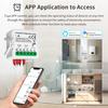 Tuya Smart Wifi Energy Meter Current Sensor Statistician for Solar PV System Home Power Monitor 110-240V 80A Single Phase Clamp