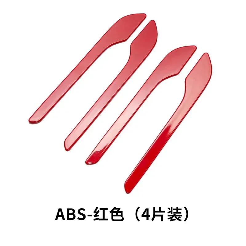 4pcs Door Handle Sticker For Tesla Model 3/Y Juniper 2025 Door Wrap Cover Paste Protector Modification Accessories