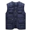 Down Cotton Vest Vest Thickened Autumn and Winter Multi-pocket Vest Men's Inner Wear Waistcoat Men's Clothing
