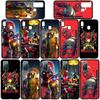 Phone Case for iPhone 17 16 15 Plus XR Huawei P30 P20 Lite Redmi Note 14 12 11 13 Pro Max OPPO A60 A80 A40 A18 A38 A54 Marvel Wolverine Deadpool Cover