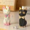 ZDQ 3D Cat Shape Silicone Mold Candle Wax Craft DIY Epoxy Resin Casting Molde Velas Silicona Cute Pet Ornament Molde Para Yeso