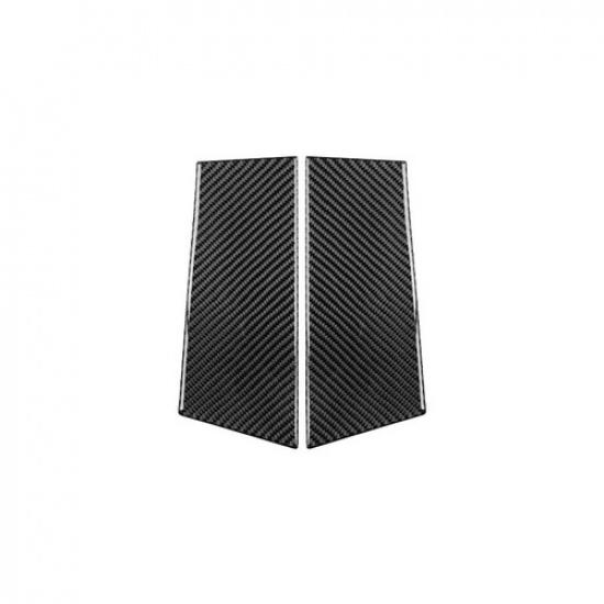 Carbon Fiber Car Side B-Pillar Cover Sticker Special For Nissan 350Z 03 04 05