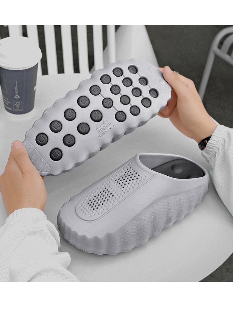 Nuevas Pantuflas para Mujer de Exterior Suaves con Suela Gruesa Chanclas Sandalias Transpirables para Hombre Antideslizantes Pantuflas de Baño Sandalias de Playa de Verano
