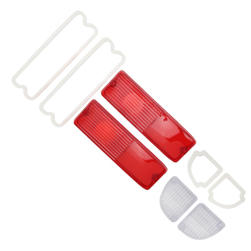 Tail Light Reverse Lenses with Gaskets 110215 Red Housing Rear Light Mirror Lenses Kit Replacement
