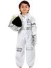 Space Suit Cosplay for Suitable for Height Cool Astronaut Costume [deaizaka.biz] Kids, Jumpsuit, Helmet, Gloves, 3-Piece Set, 100-120cm,