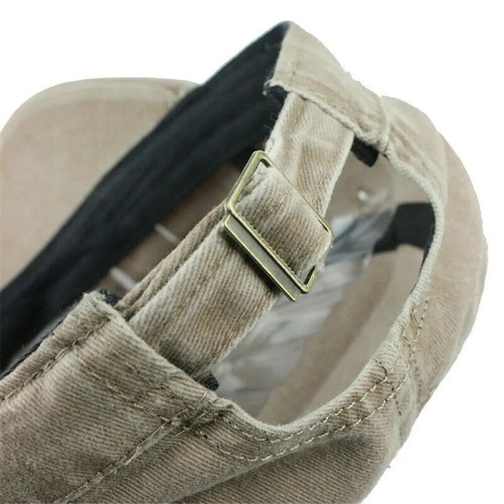 Big Head Man Large Size Pure Cotton Army Make Old Flat Cap Outdoors Baseball Cap Fishing Cap Summer Sun Hat