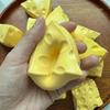 Portable Super Soft Cheese Squeezed Cube Realistic Yellow Cheese Pinch Comfortable Anxiety Relief Squishy Toy Stress Relief