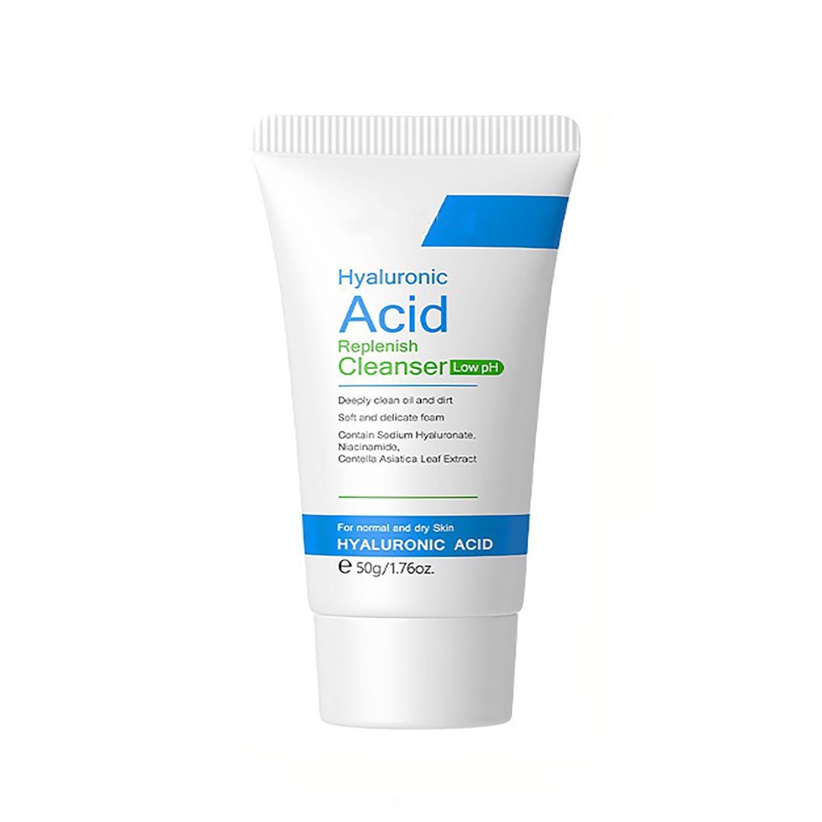 

Гиалуроновое очищающее средство для лица увлажняющее и увлажняющее 50г One Size