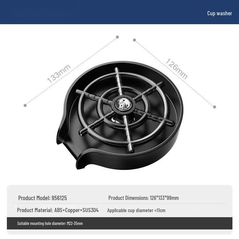 TLXT High-Pressure 304 Stainless Steel Cup Rinser