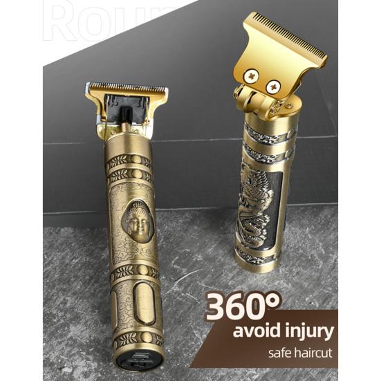 1 Set Haarschnitt Nicht rostend Praktische Null Klinge Abstand Retro Push Cutter Haar Rasierer Schneiden Maschine Haar Trimmer