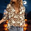 Casual Long Sleeve Halloween Women's Shirt